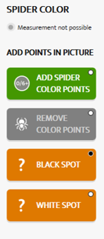 spider colour menu